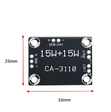 ماژول آمپلی فایر  استریو (15W+15W)   CA-3110