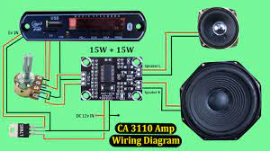 ماژول آمپلی فایر   (15W+15W)   CA-3110