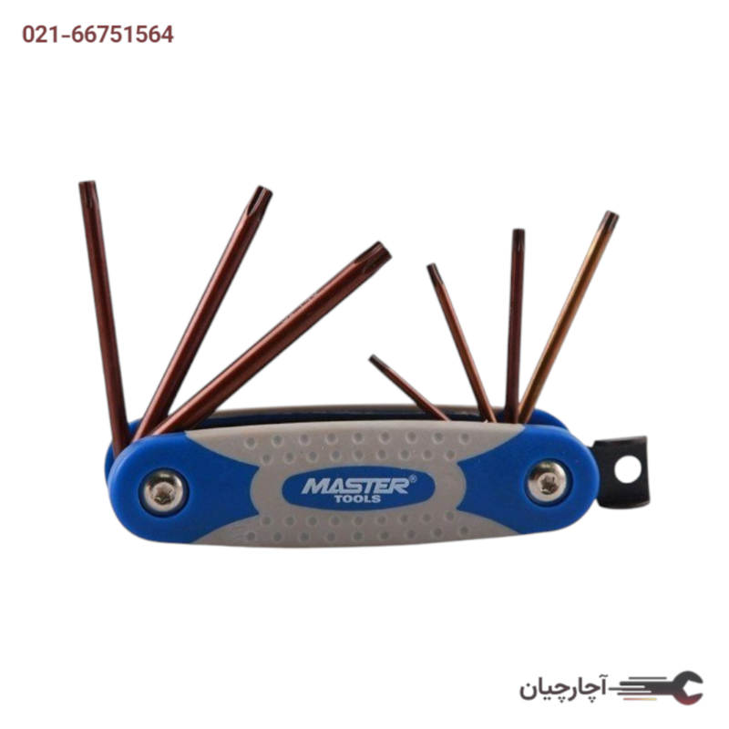 آلن ستاره‌ای چاقویی 7 عددی S2 برند مسترتولز تایوان