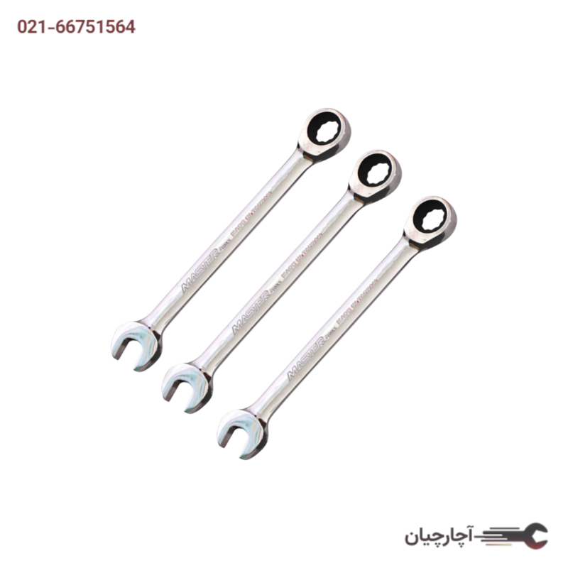 آچار یکسر رینگی جغجغه‌ای 11 برند مسترتولز تایوان