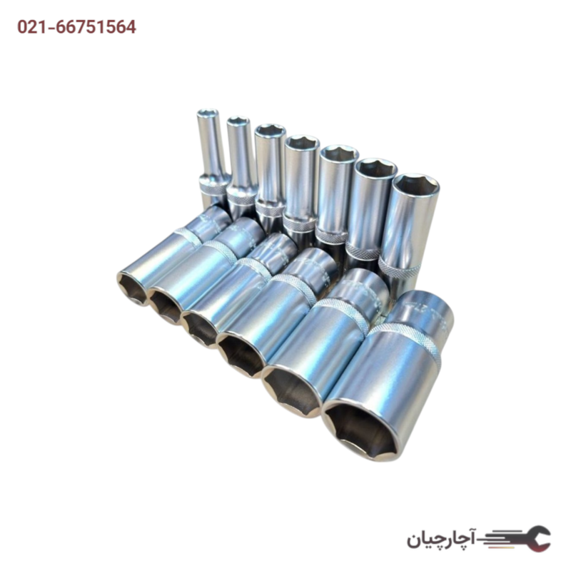 بکس سفید درایو 1/4 شش پر بلند سایز  4