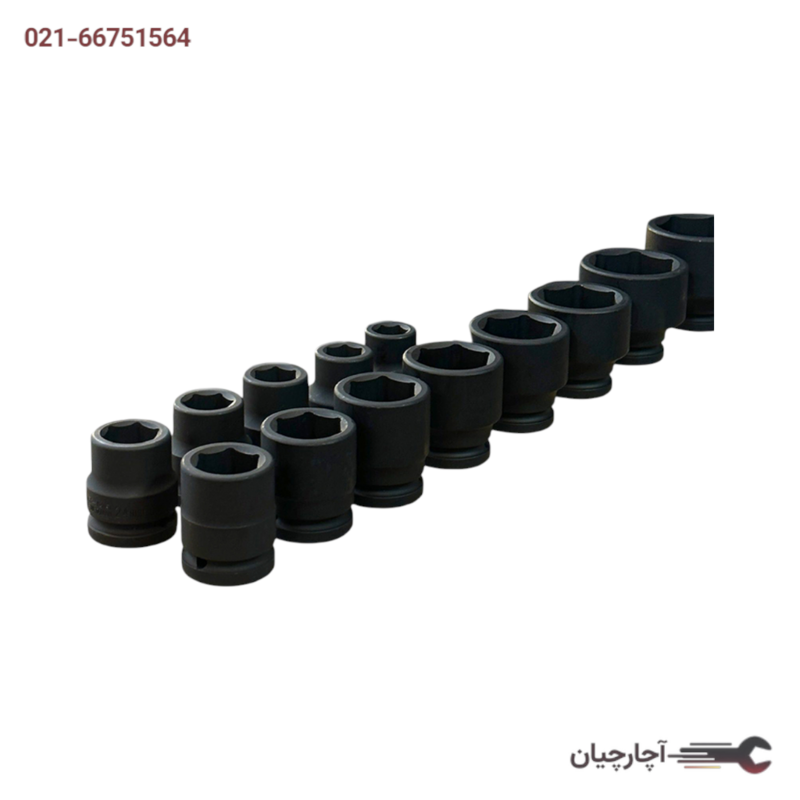 بکس مشکی درایو 3/4 شش پر سایز 19