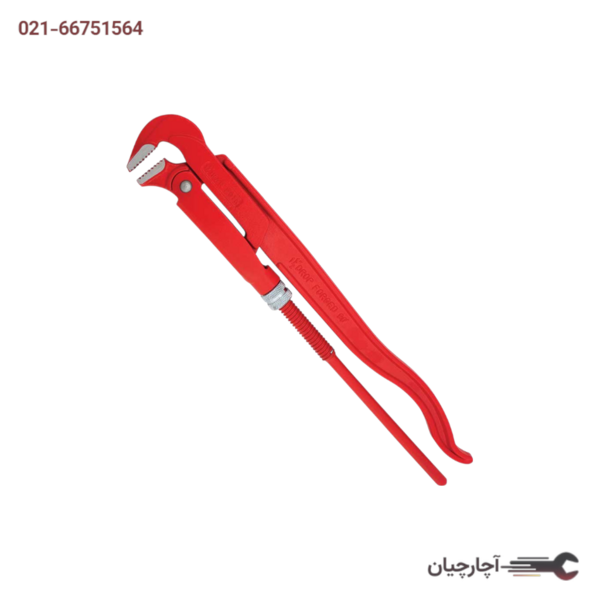 آچار لوله گیر 90 درجه 1/5 اینچ برند ایران پتک