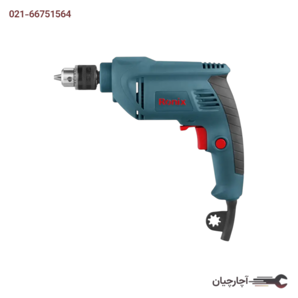 دریل برقی 10 میلی متری معمولی سه نظام آچاری 400وات Face برند رونیکس کد کالا 2114