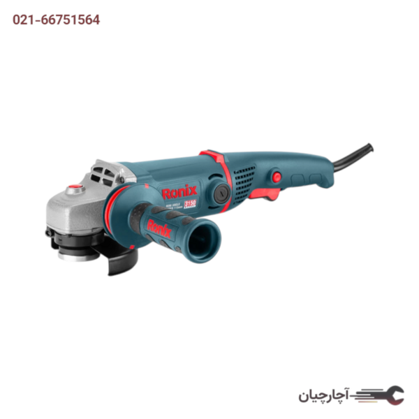 مینی فرز 115 میلی متری دسته بلند 1050 وات برند رونیکس کد کالا 3150