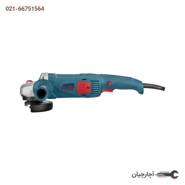 مینی فرز 125 میلی متری دسته بلند 1500 وات دیمر دار برند رونیکس کد کالا 3165