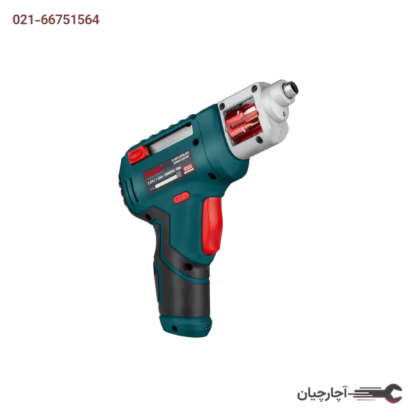 پیچ گوشتی شارژی خشابی 3/6 ولت LiIon(باطری لیتیوم سامسونگ کره) برند رونیکس، کد کالا 8505