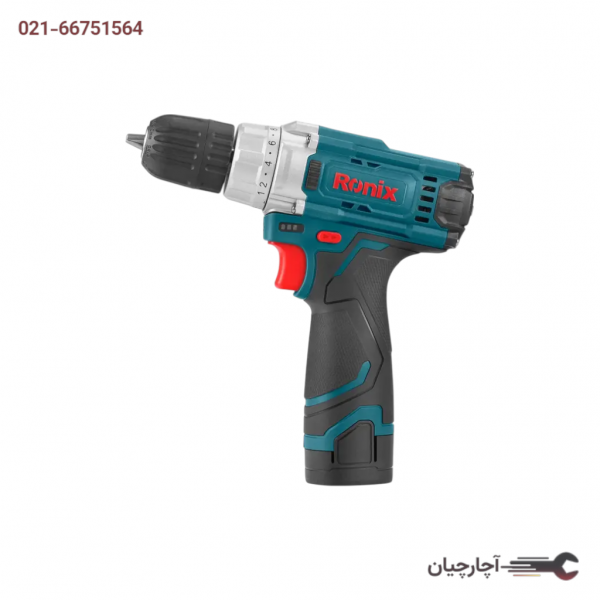 دریل پیچگوشتی شارژی 12 ولت  برند رونیکس، کد کالا 8613