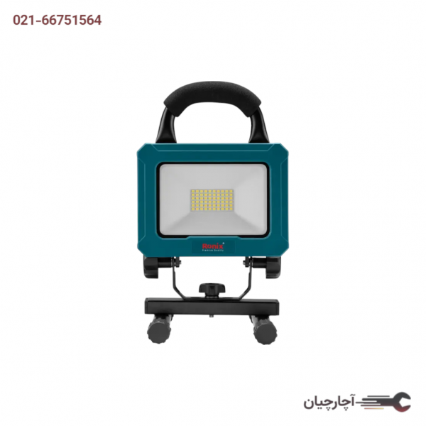 نور افکن شارژی 20 ولت 2000 لومن برند رونیکس، کد کالا 8607