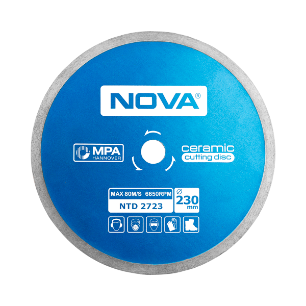 صفحه برش سرامیک 23 سانتی متری برند نووا، کد کالا 2723