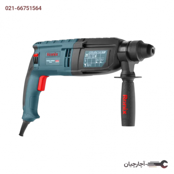 دریل بتن کن برقی28 میلی متری 850 وات 3 کیلویی برند رونیکس، کد کالا 2700