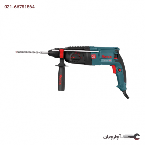 دریل بتن کن برقی 26 میلی متری 850 وات 3 کیلویی برند رونیکس، کد کالا 2725