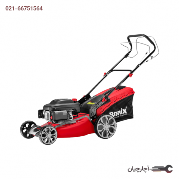 چمن زن بنزینی خودران 51 سانتی متر گیربکسی برند رونیکس، کد کالا 4451
