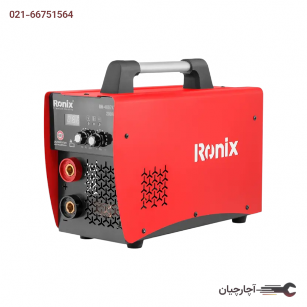 اینورتر جوشکاری برقی 200 آمپر به همراه کیف برند رونیکس، کد کالا RH-4607K