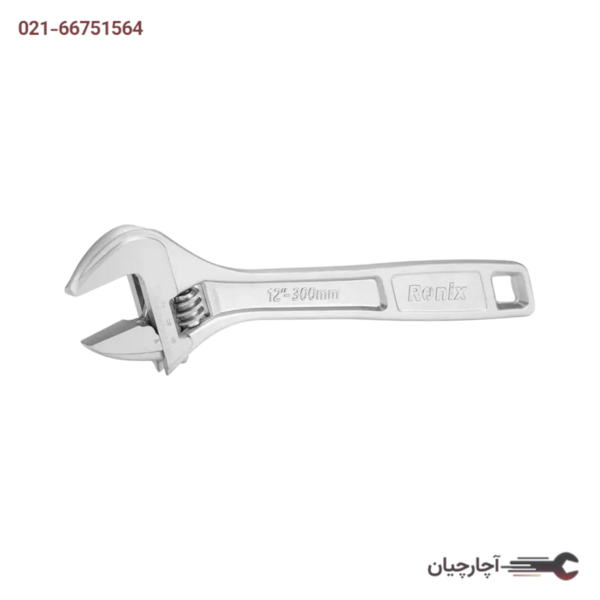 آچار فرانسه سایز 12 کروما برند رونیکس، کد کالا RH-2433