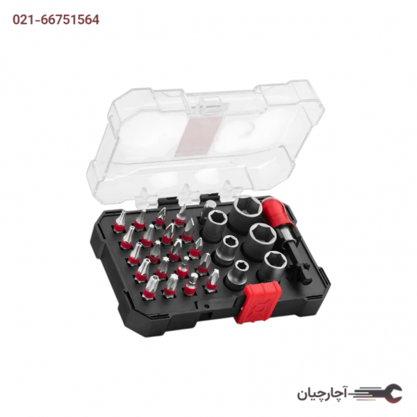 ست سری پیچ گوشتی و سری بکس 29 عددی برند رونیکس، کد کالا RH-5451