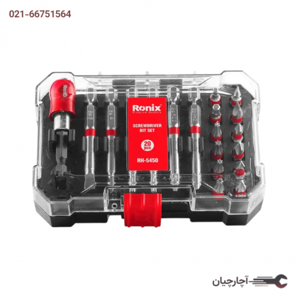 ست سری پیچ گوشتی 19 عددی برند رونیکس، کد کالا RH-5450