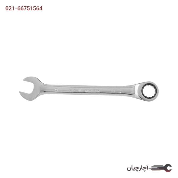 آچار یک سر جغجغه یک سر تخت سایز 19 برند رونیکس، کد کالا RH-2169