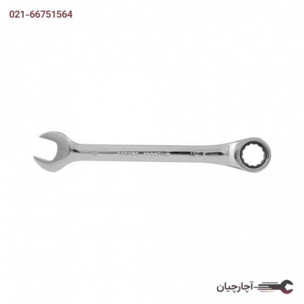 آچار یک سر جغجغه یک سر تخت سایز 13 برند رونیکس، کد کالا RH-2163