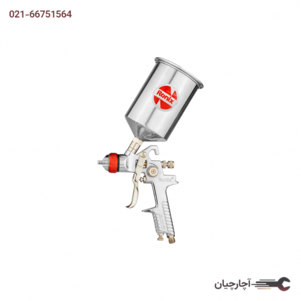 پیستوله بادی حرفه ای مدل H827 نازل 1.3 برند رونیکس، کد کالا RH-6313