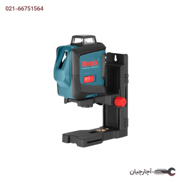 تراز لیزری دوخط 360درجه با قابلیت عملکرد شاقول برند رونیکس، کد کالا RH-9504
