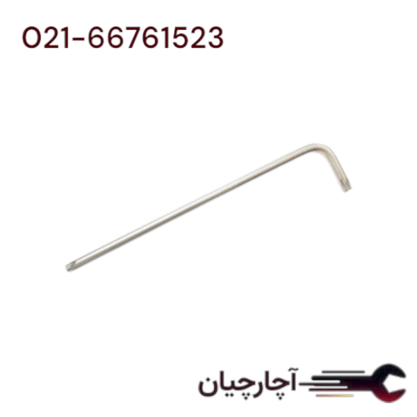 آلن ستاره ای بلند ساخته شده از فولاد T55 برند هنس، کد کالا 1743T55