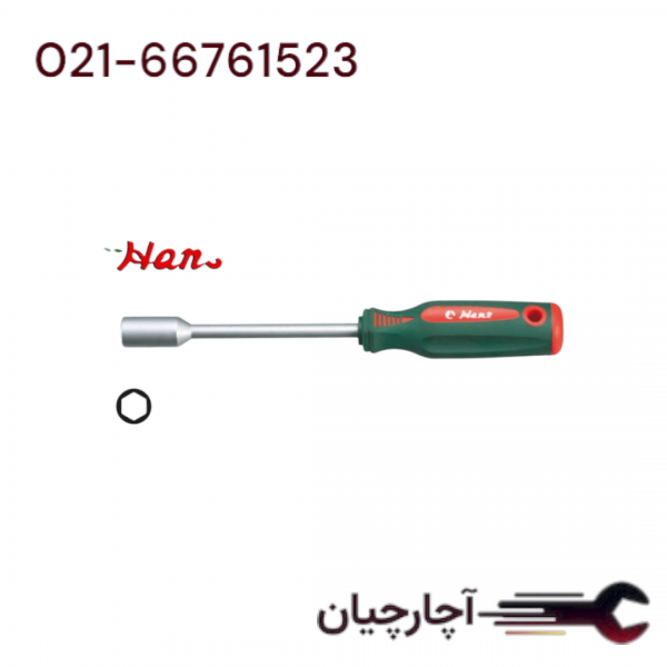 پیچ گوشتی بکسی سایز 10 برند هنس، کد کالا 0400M-10