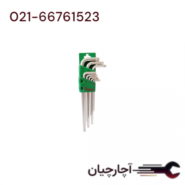 آلن ستاره ای بلند  T10-T50 برند هنس، کد کالا 16742-29T
