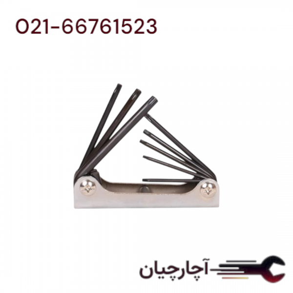 آلن چاقویی ستاره ای  S2  T9-T40 برند هنس، کد کالا 16745-8TS