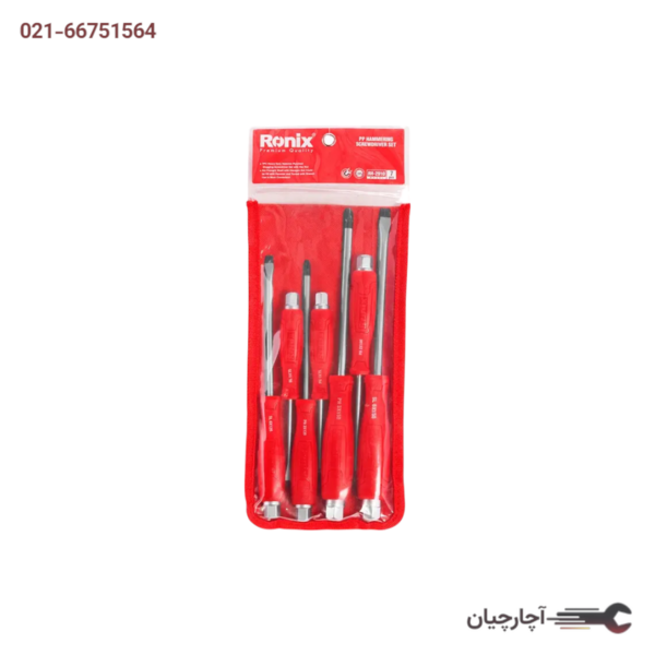 پیچ گوشتی کیفی ضربه خور برند رونیکس، کد کالا RH-2910