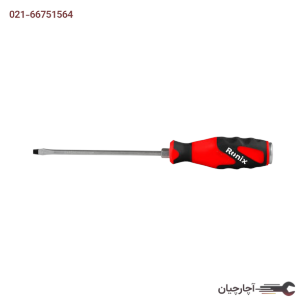 پیچ گوشتی تکی150×6 دسته TPR برند رونیکس، کد کالا RH-2767