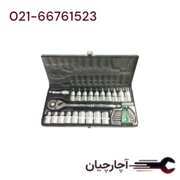 جعبه بکس 28 عددی پژویی برند هنس، کد کالا 4628TP