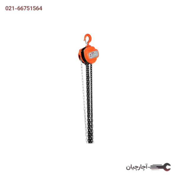 جرثقیل 1 تن (زنجیر 3متری) برند رونیکس، کد کالا RH-4102