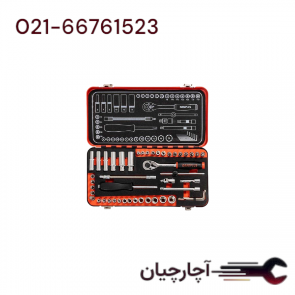 جعبه بکس50 پارچه  درایو 1/4 برند داناکو، کد کالا D3920150