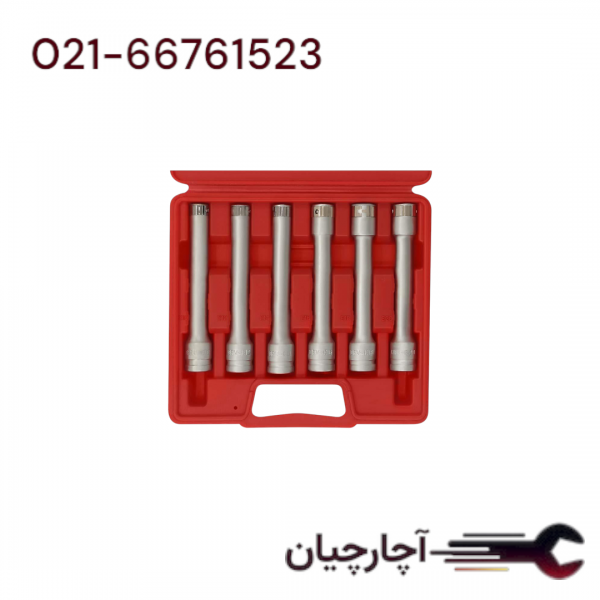 جعبه بکس Eفوق بلند 6 عددی(E10-E20)  برند داناکو، کد کالا D394003XL06