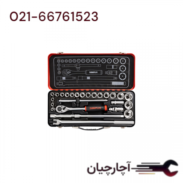 جعبه بکس  26 پارچه درایو 1/2 12پر 8-36میلی متر  برند داناکو، کد کالا D3940226