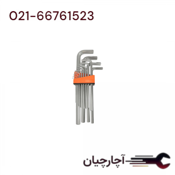 ست آچار آلن فوق بلند 13 عددی از 2-19میلی متر  برند داناکو، کد کالا D59711XL13