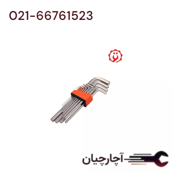 ست آچار آلن فوق بلند 12 عددی از 1/5-14میلی متر  برند داناکو، کد کالا D59711XL12