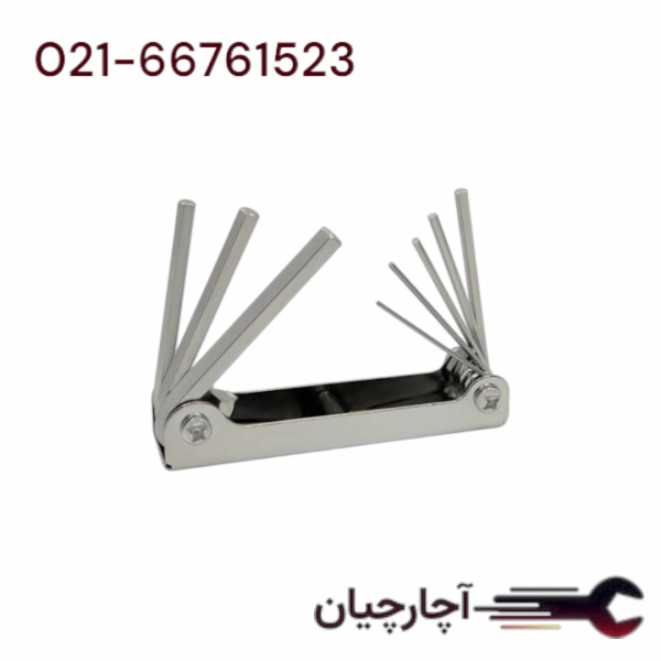 آچار آلن چاقویی 8 عددی از 1/5-8 میلی متر  برند داناکو، کد کالا D5971108F