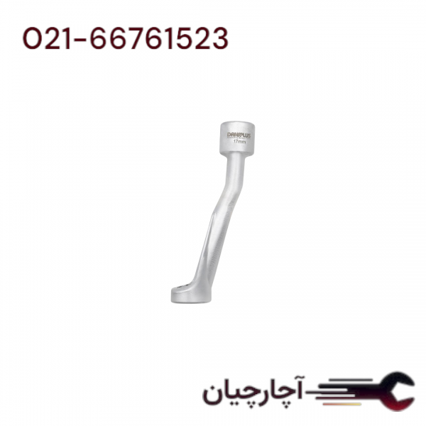 آچار رینگی چاکدار چپقی درایو 1/2  17 میلی متر  برند داناکو، کد کالا D12730