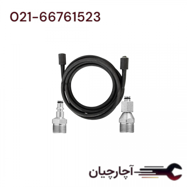 ست 3 عددی(شیلنگ فشار قوی منجید دار+تبدیل ) برند توسن، کد کالا TSD-1225H5M2214