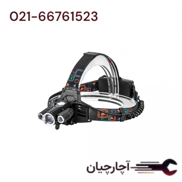 چراغ پیشانی شارژی حرفه ای  برند توسن، کد کالا 9420HL