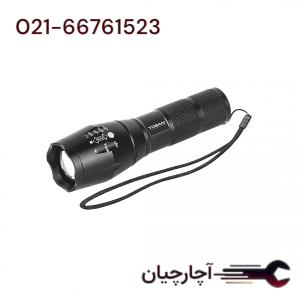 چراغ پلیسی شارژی  برند توسن، کد کالا 9580FL