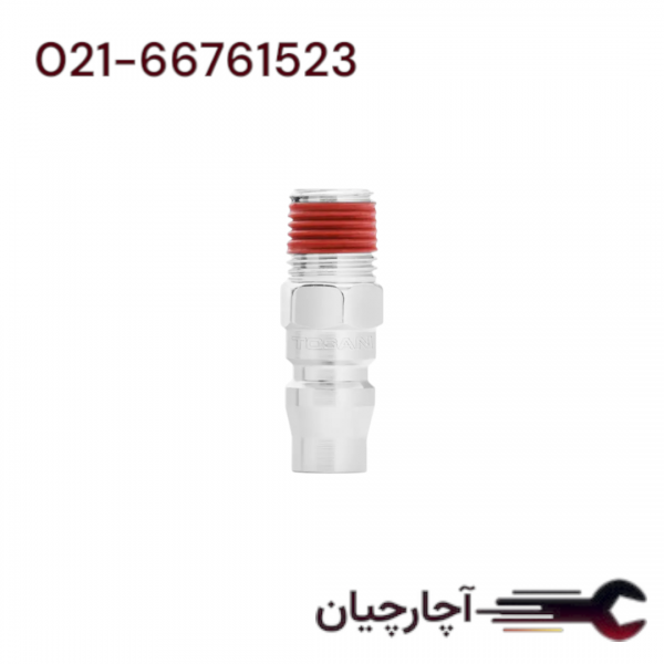 کوپلینگ نری بیرون رزوه معمولی 1/4 برند توسن، کد کالا 20PMA