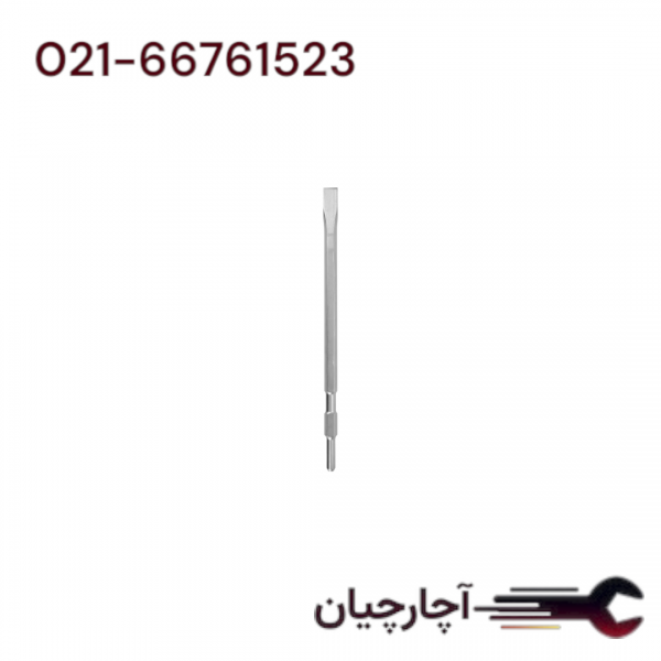 قلم 6 گوش HEX نوک تخت 17*400*22 برند توسن، کد کالا T20-400-1722BFC6A