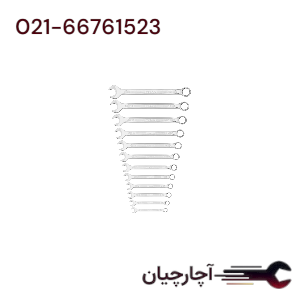 ست آچار یکسر 12عددی کیفی  برند توسن، کد کالا TI101-S12