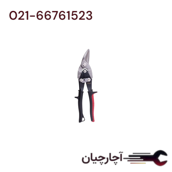 قیچی ورق بر قرمز چپ  برند توسن، کد کالا TATS-L10MO