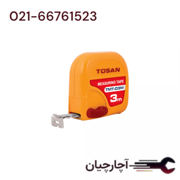متر ساده قطر 19 میلی متر 3 متری برند توسن، کد کالا TMT-03M