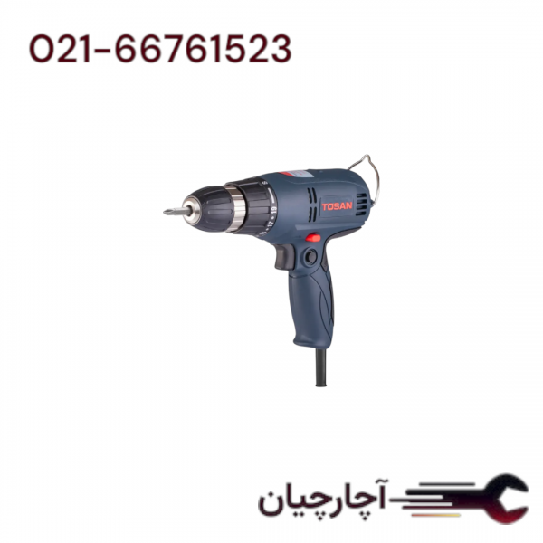 دریل پیچ‌گوشتی برقی 230 وات برند توسن، کد کالا 0901S