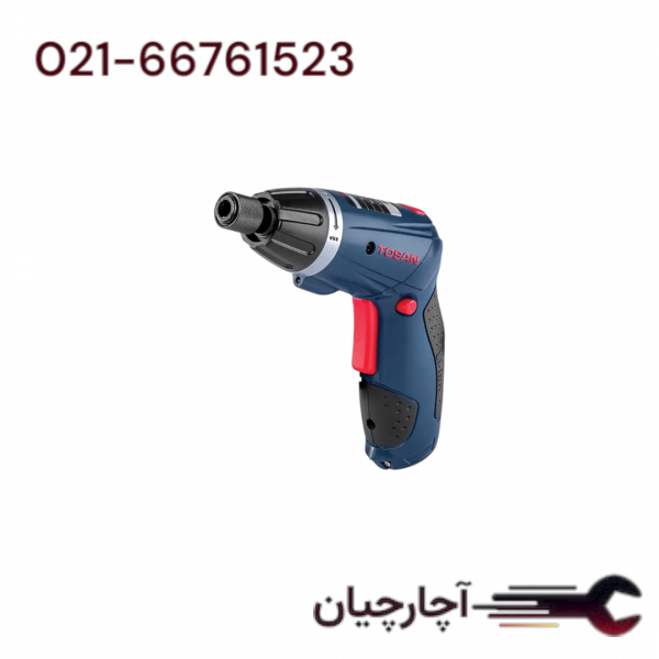 پیچ گوشتی  شارژی 3/6 ولت ( بدون پایه شارژر ) برند توسن، کد کالا 2023SCX